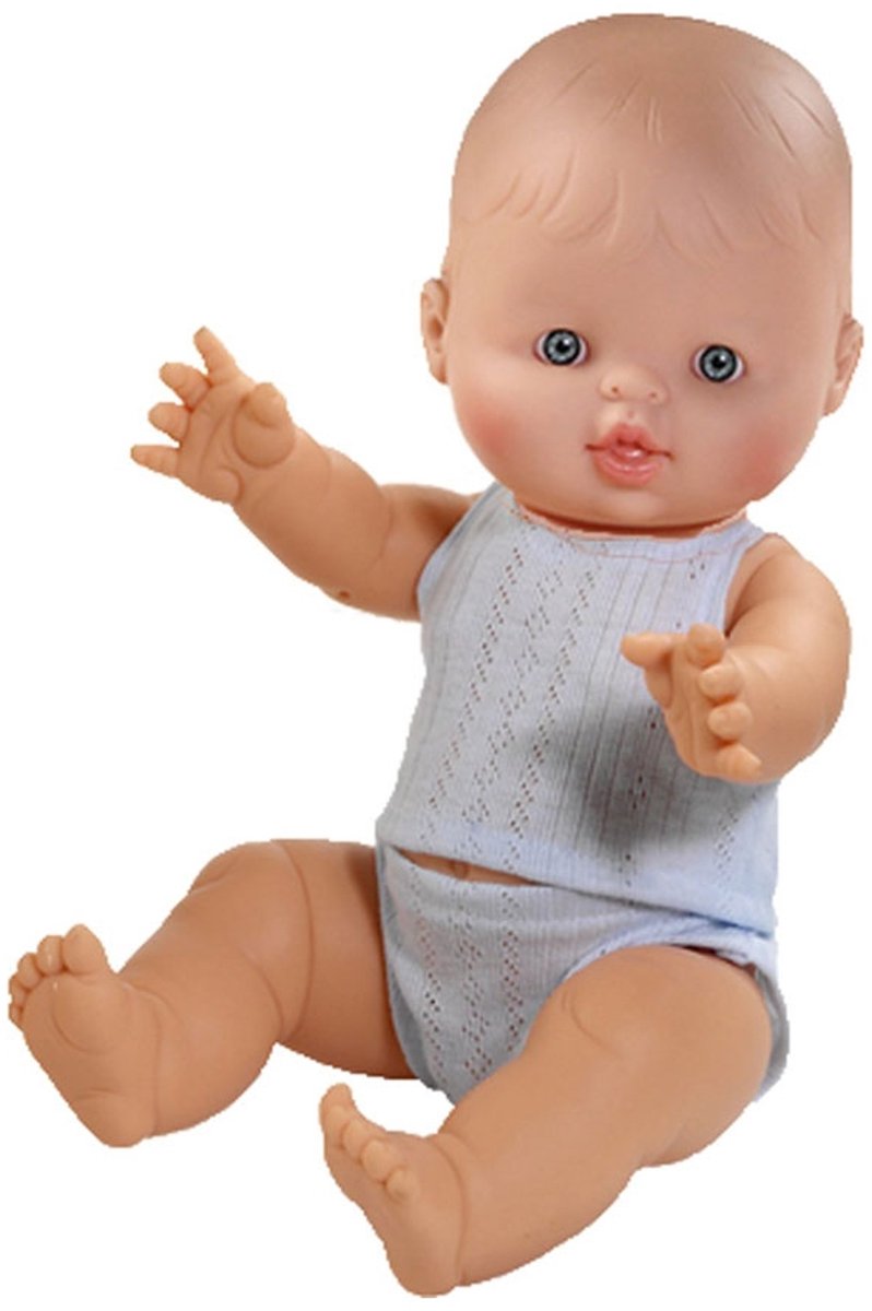 Babypop jongen Europees met ondergoed - Paola Reina