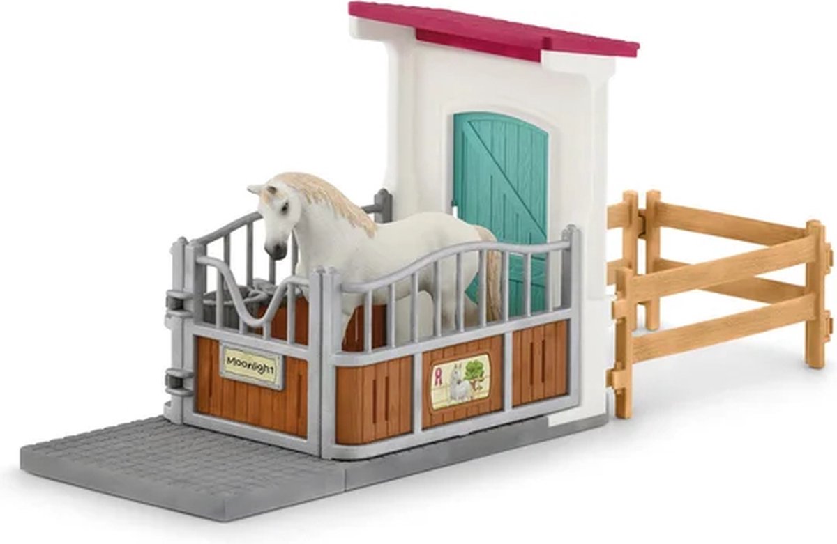 schleich HORSE CLUB - Paardenbox - Speelfigurenset - Kinderspeelgoed voor Jongens en Meisjes - 5 tot 12 jaar - 42569 — afbeelding 12