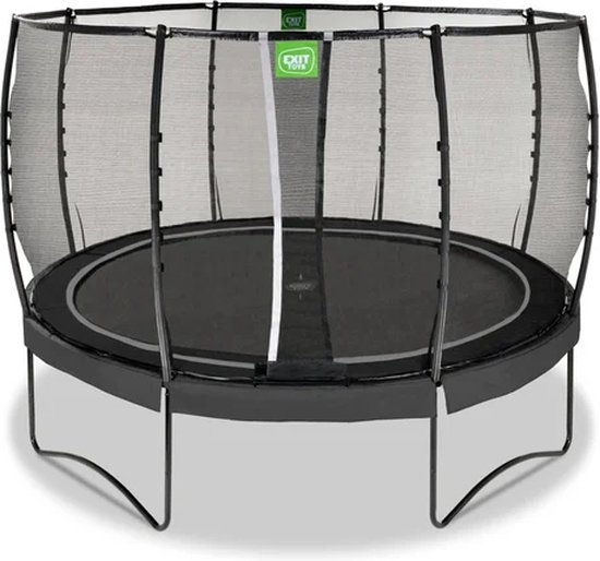 EXIT Allure Premium Trampoline ø366cm - Op Poten - Rond - Trampoline Buiten - Voor Kinderen - Zwart