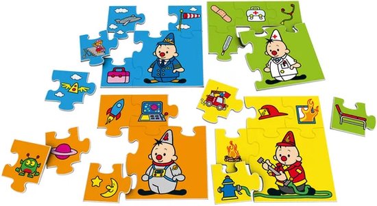 Bumba 4 in 1 puzzel - beroepen - 4 x 6 stukken van Bumba — afbeelding 5