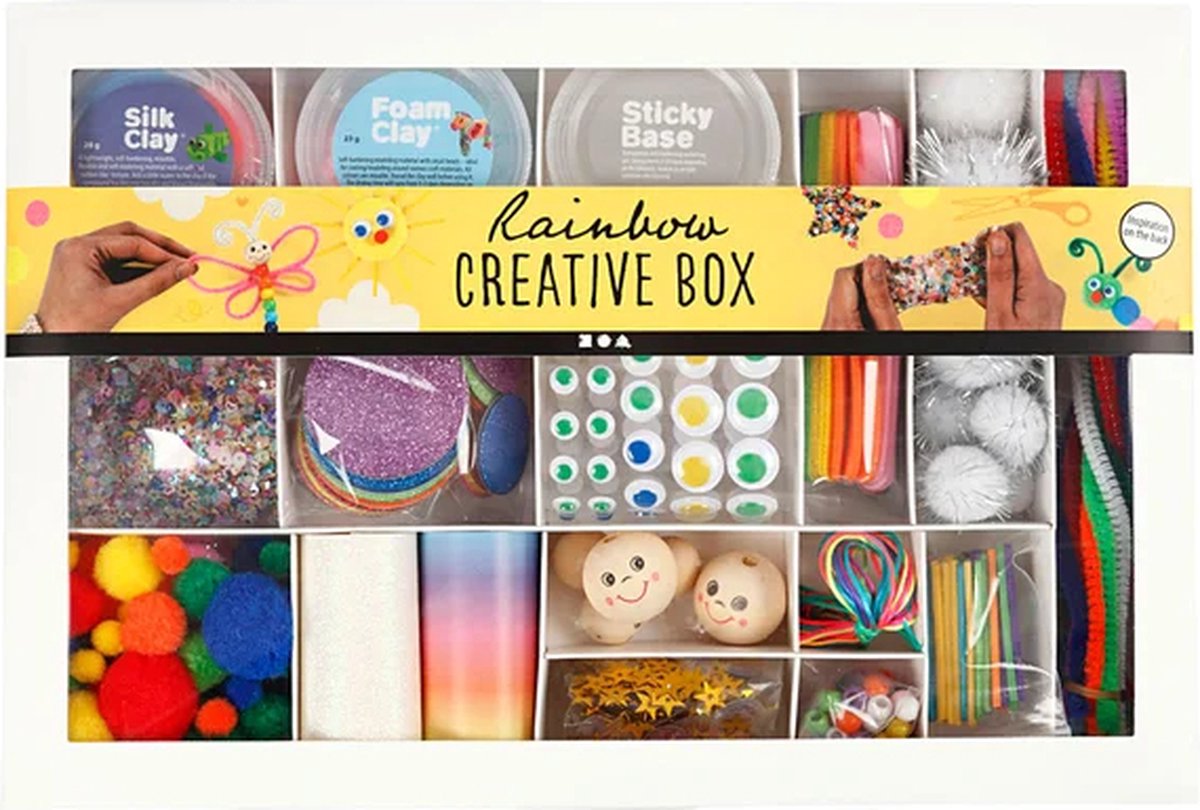 Creative Company Knutselpakket regenboog - hobbypakket afbeelding 1