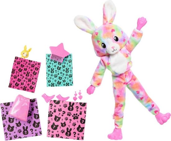 Barbie Cutie Reveal Color Dream - Barbiepop - Konijn — afbeelding 2
