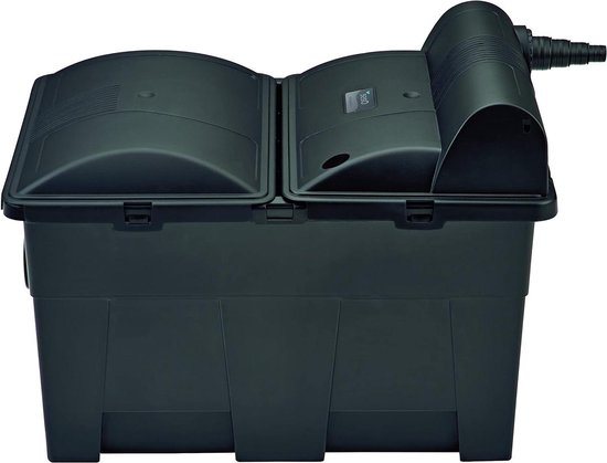 Green Harmony BioSmart UVC 16000 57377 doorstroomfilter voor vijvers tot 16 m³ - filtersysteem inclusief filtermateriaal en UVC-zuiveraar - zwart Green Harmony - Vijverfilter 1.0