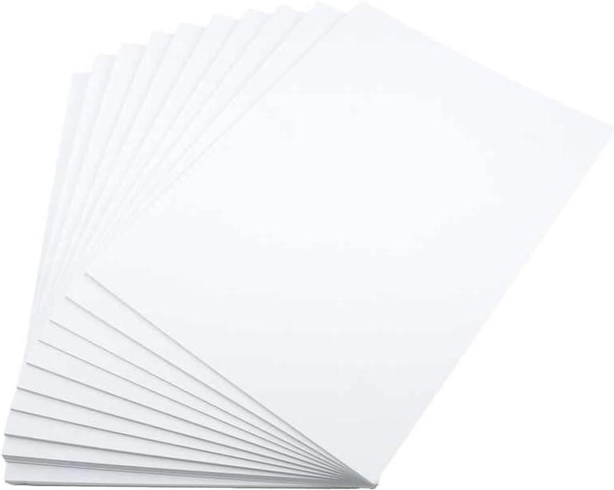 A2 250 gsm Kaart - Wit Set van 50 Vellen - Huis van Kaart & Papier