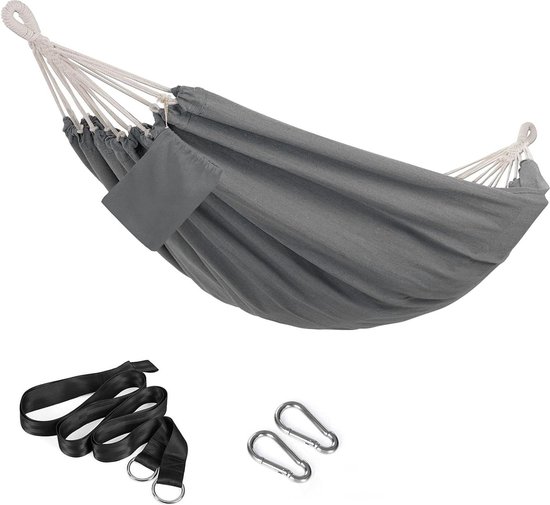 Hamac Suspendu Pour S'asseoir Xxl 185x130cm 100% Coton 150kg Siège Pour Se Balan