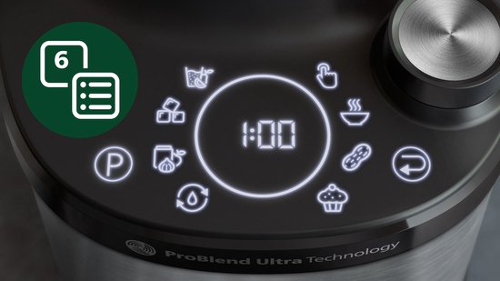 Philips High-Speed Blender - 7000 Series - HR3760/00 - Zwart/RVS van Philips — afbeelding 4
