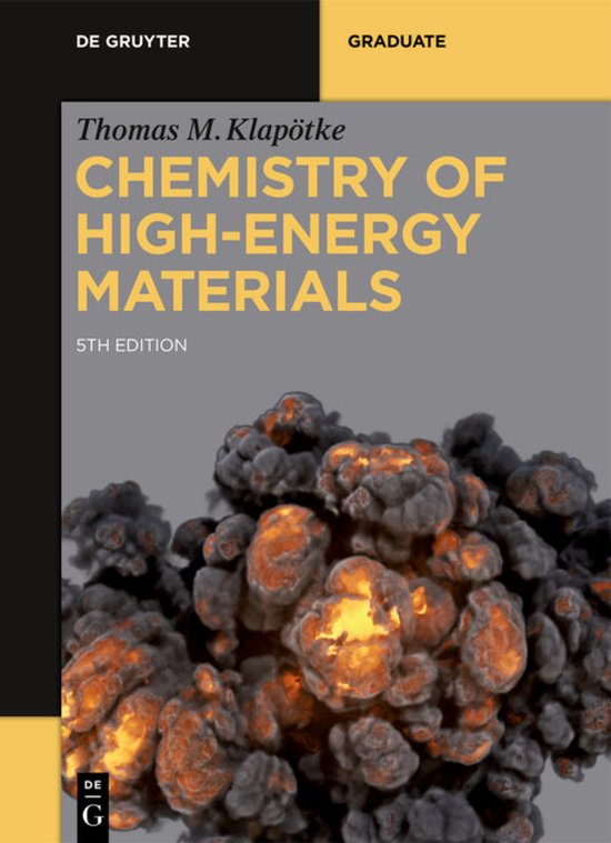 De Gruyter Textbook- Chemistry of High-Energy Materials - cover
