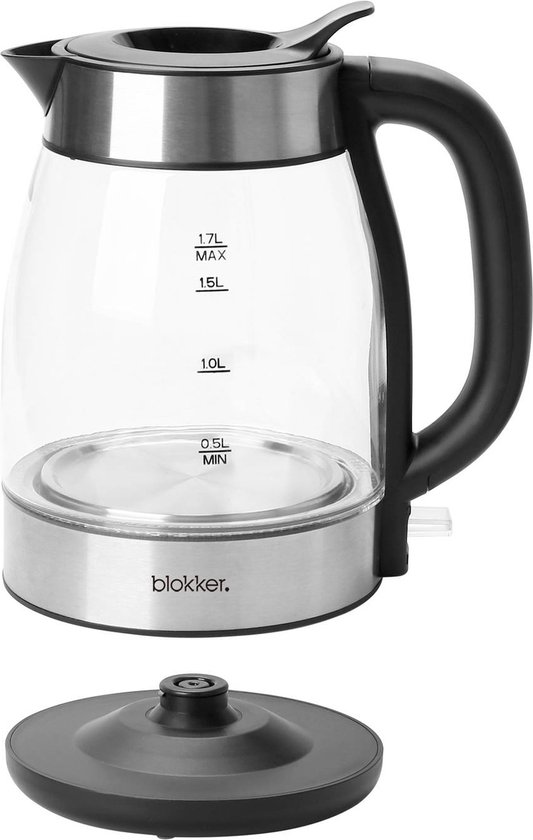 Livoo - Waterkoker van glas 1,7L DOD216N - 1850W - 2200W