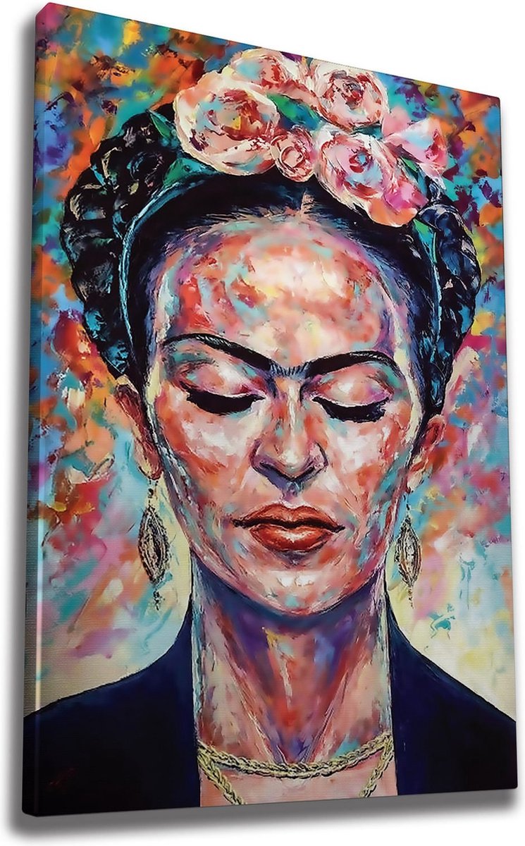 Wirtz Decoratief Canvas Schilderij | 50% KATOEN / 50% POLYESTER | 50 X 70 Cm - Emob - Framed_wall_art -