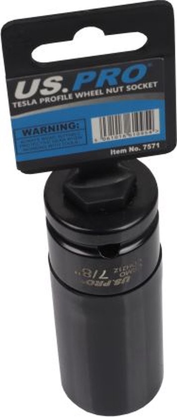 Clé à boulon de roue / clé à boulon de carrosserie 7/8" avec protection en téflon pour boulons de roue Tesla