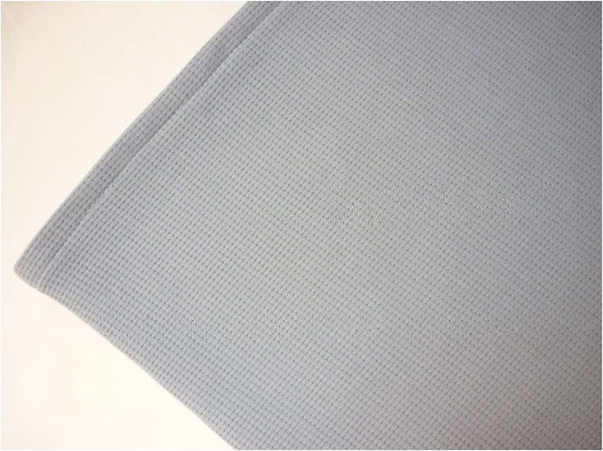 Oogappel Tricot Wafel Zomer Wiegdeken 75x100 cm-Blauw