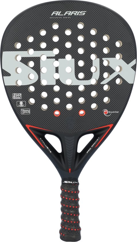 BOOSTEADY Padel Racket Carbon Fiberglass with EVA Foam Core, Padel Racket Durable and Well Balanced Paddle for Beginners and Intermediate, with Carrying Bag and Tennis Balls