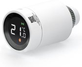 Bol.com Alecto SMART-HEAT10 Smart Zigbee thermostaatkraan - Gemakkelijk te installeren - Regel temperatuur per kamer aanbieding