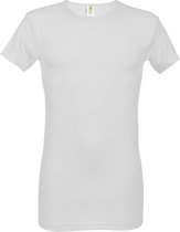 Alan Red stretch T-shirt Bilbao bamboo -  O-hals - wit -  Maat XXL