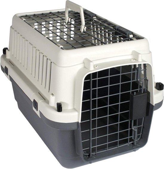 BEAUTYMONKEY.K Kattentransportbox voor 2 katten met wielen