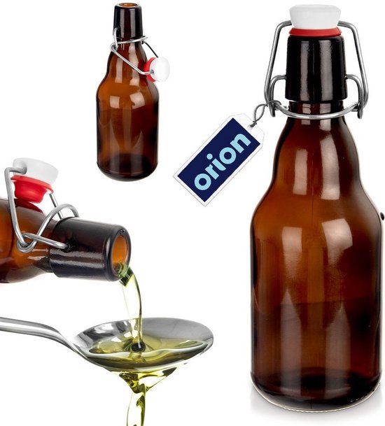 Fles met Beugelsluiting Glas 340 ml - Beugelfles - Inmaakfles - Oliefles van BBK-Pronorm — afbeelding 3