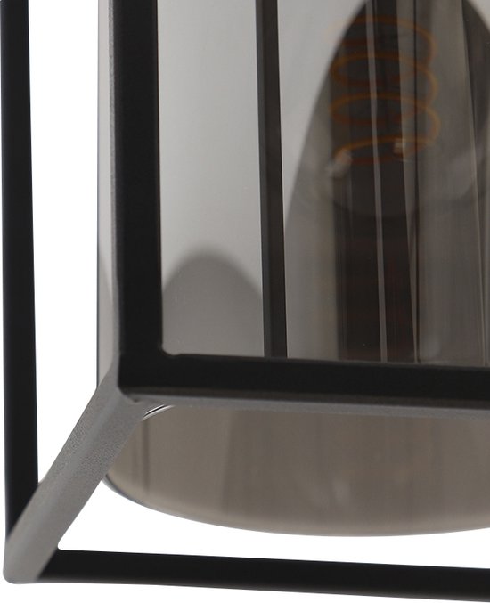 Olucia Jessa - Plafonnier - Zwart - E27