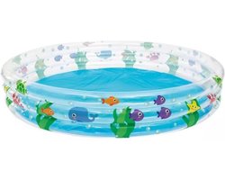 foto van Bestway - Deep Dive 3-Ring Kinderzwembad - 183 x 33 cm - rond