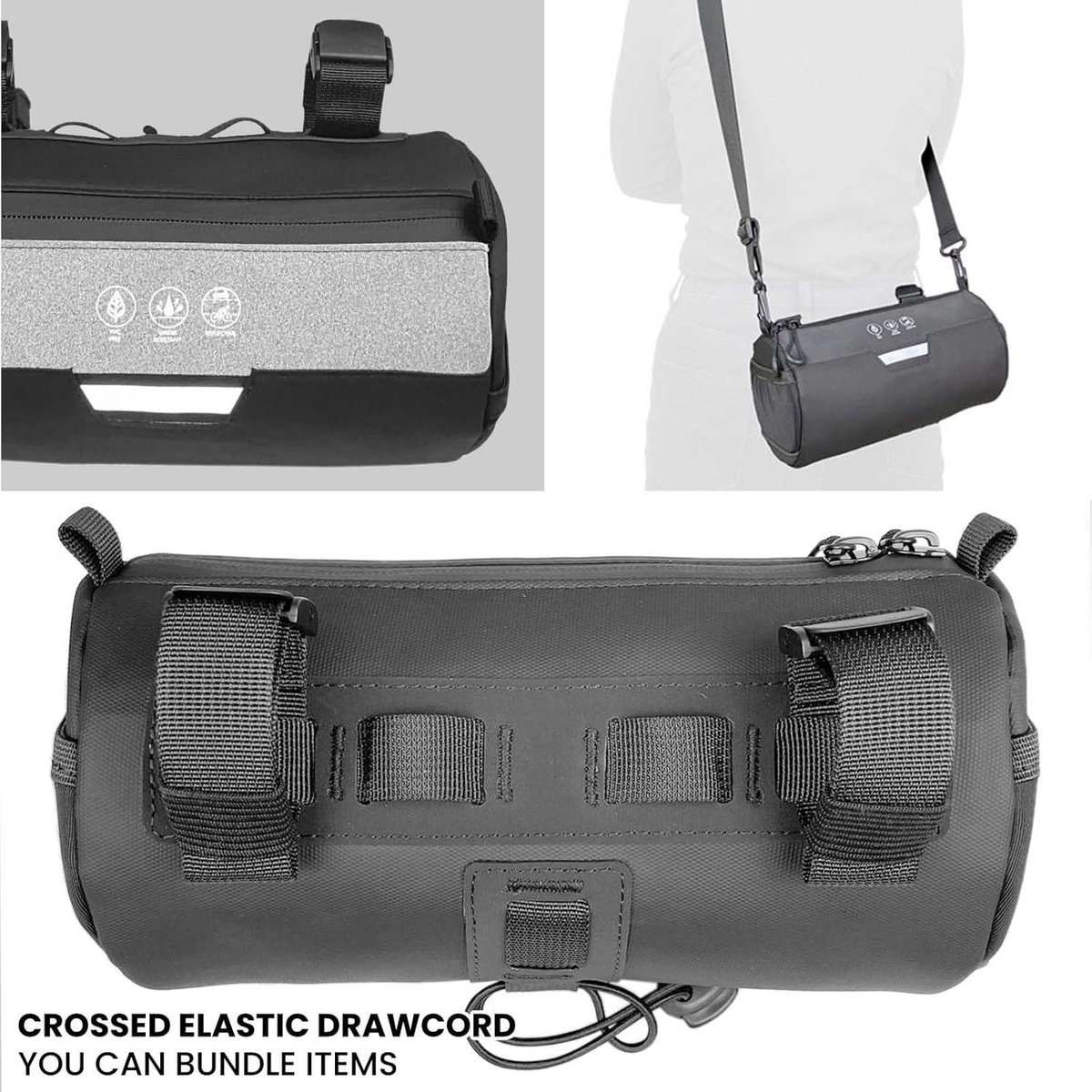 Fietsstuurtas 2 liter multifunctionele fietstas schouderriem - mountainbikes racefietsen e-bikes