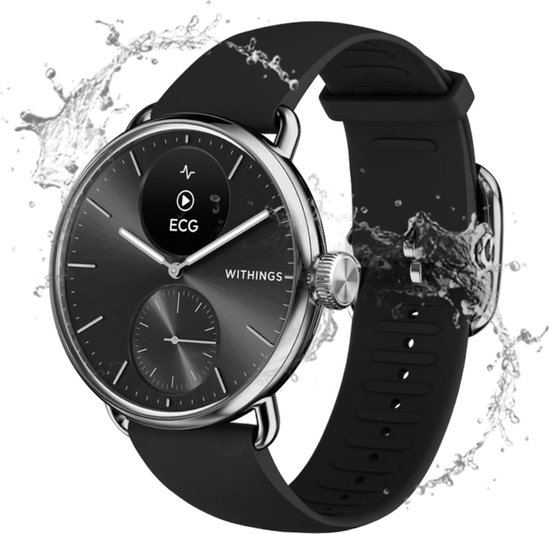 Withings - HWA10-Model 1-All-Int - Hybride horloge - Dames - Scanwatch 2 38mm black