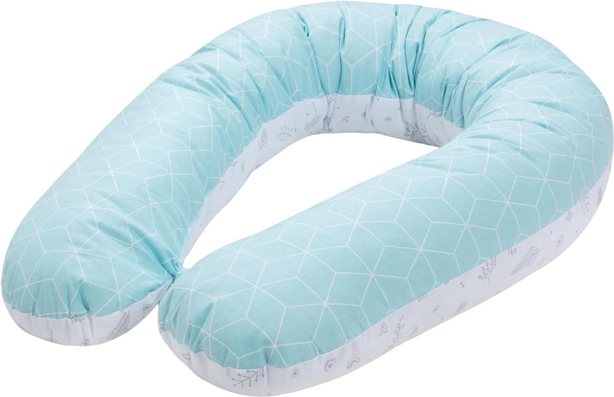 Goedkoopste Multifunctioneel Zwangerschaps- en Voedingskussen - 170cm Lengte - 15cm Breedte - 45cm Omtrek - Hoogwaardig Katoen - cumint