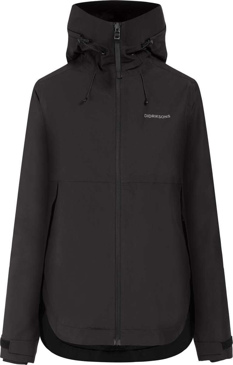 Didriksons JENNIE WNS JKT 2 Dames Outdoorjas Zwart