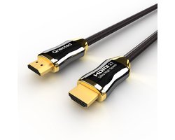 Qnected HDMI 2.1 kabel 1 meter - Gen 2 Certified - 4K 120Hz & 144Hz, 8K 60Hz Ultra HD - Ultra High Speed - 48 Gbps - PS5, Xbox Series X & S - Charcoal Black