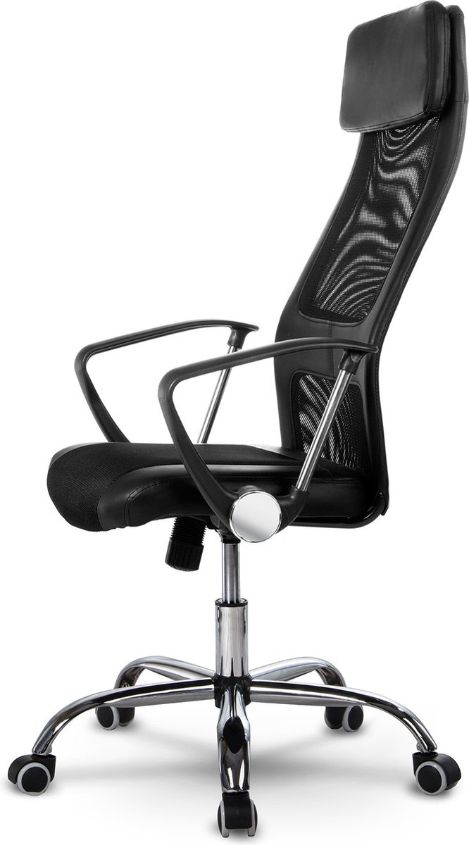 Moderne hoge bureaufauteuil, Sofatel Rio, zwart