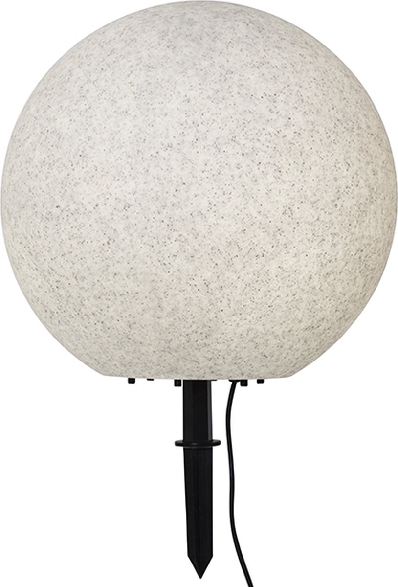 Star Trading buitendecoratie Steen, padlamp, globe, grijs, buitenbereik, E27, 50 cm, IP65