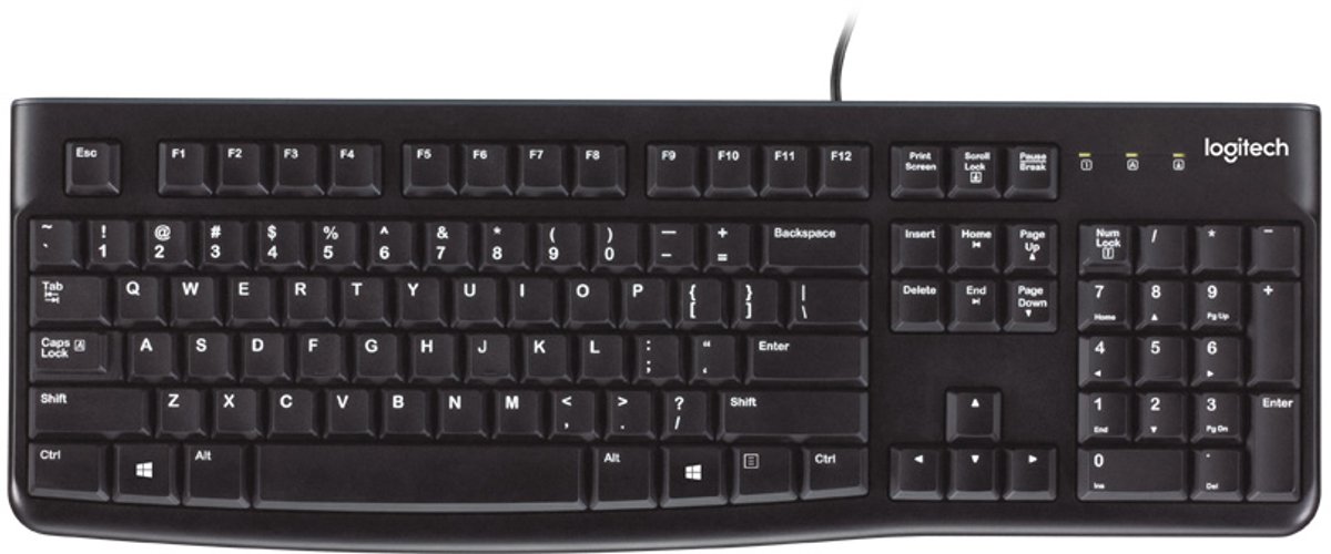 Logitech K120 for Business - Toetsenbord - QWERTY ES - Bedraad USB - Zwart