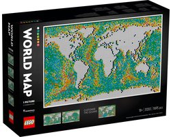 LEGO ART Wereldkaart 31203 Image