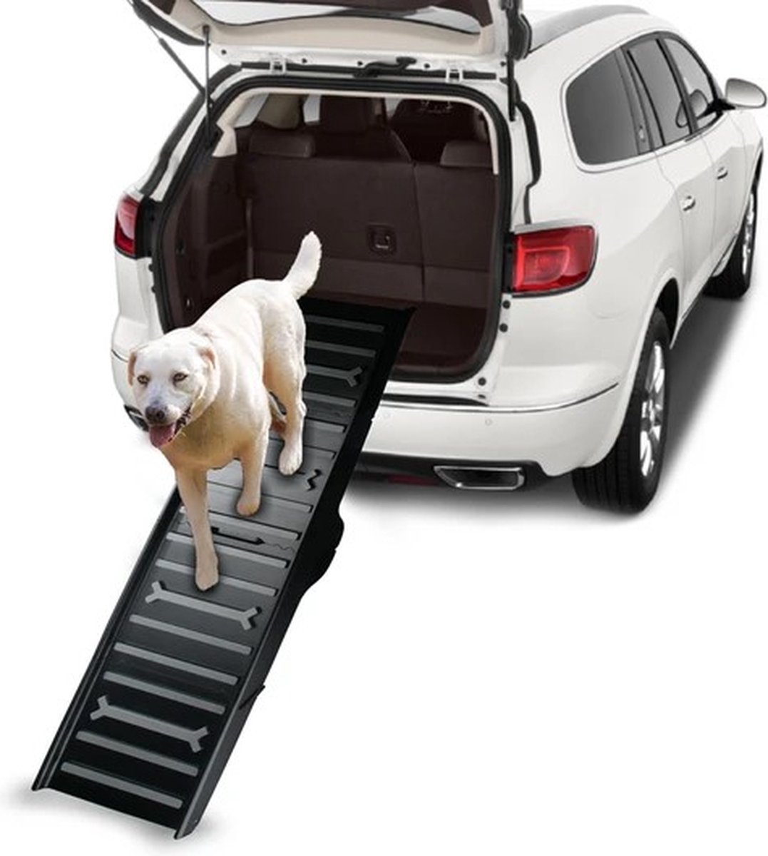 AFP travel dog loopplank-ramp easy carry 4 fold petramp plooibaar- makkelijk mee te nemen en te ontvouwen. licht - antislip