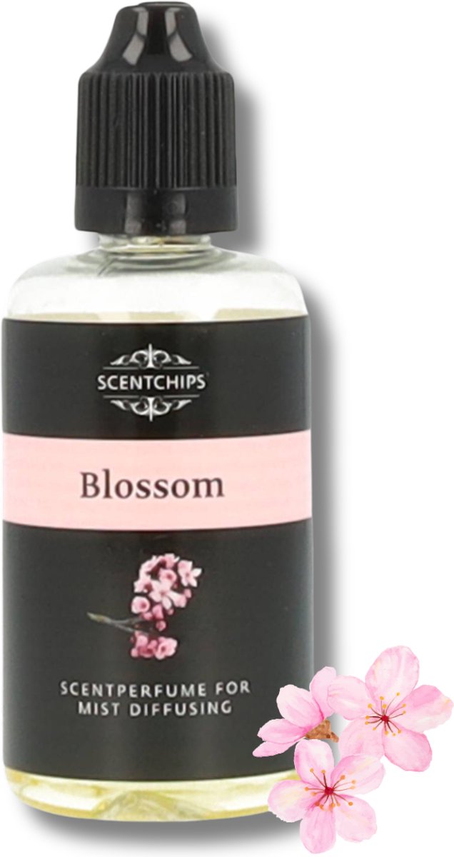 Scentchips® Blossom - Geurolie Voor Aromadiffuser - Geurolie Voor Oliebrander - Navulling Geurbrander - Etherische Olie - Geurverspreiders - Verdamper