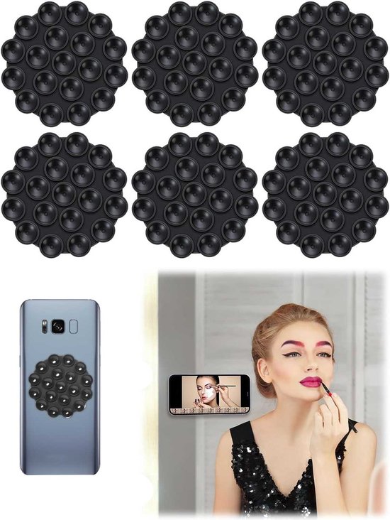 Silicone World Ronde siliconen zuignap Mobiele telefoon bevestigingsbeugel Op de auto gemonteerde houder Telefoonhoes Antislipstandaard Vaste pad 15 Silicone World Ronde siliconen zuignap Mobiele telefoon bevestigingsbeugel Op de auto gemonteerde houder Telefoonhoes Antislipstandaard Vaste pad 15