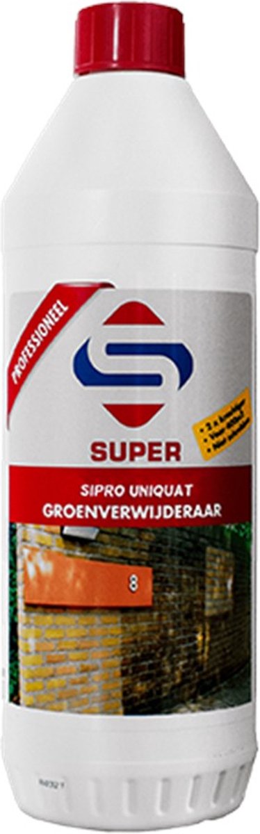 SuperCleaners - Groene aanslag verwijderaar - Sipro Uniquat - 1L - CONS100070