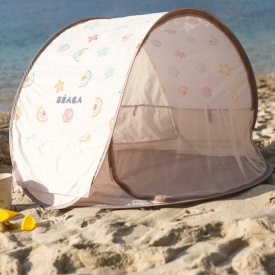Béaba Breezy Strandtent Baby - Pop-up tent - UV bescherming - PFAS-vrij - Clay Earth - 120 x 120 x 85 cm van Béaba — afbeelding 2