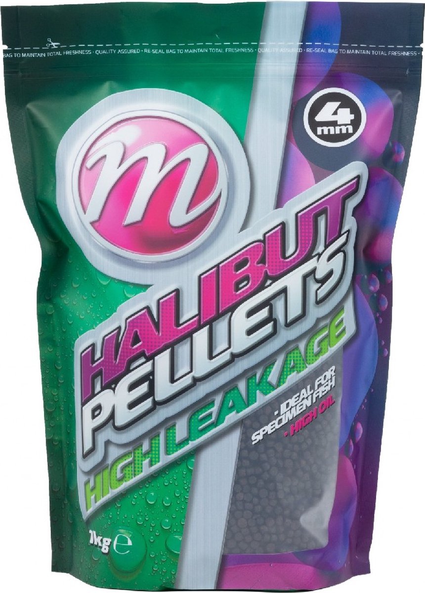 Mainline Match Activated Halibut Pellets 4mm 1kg