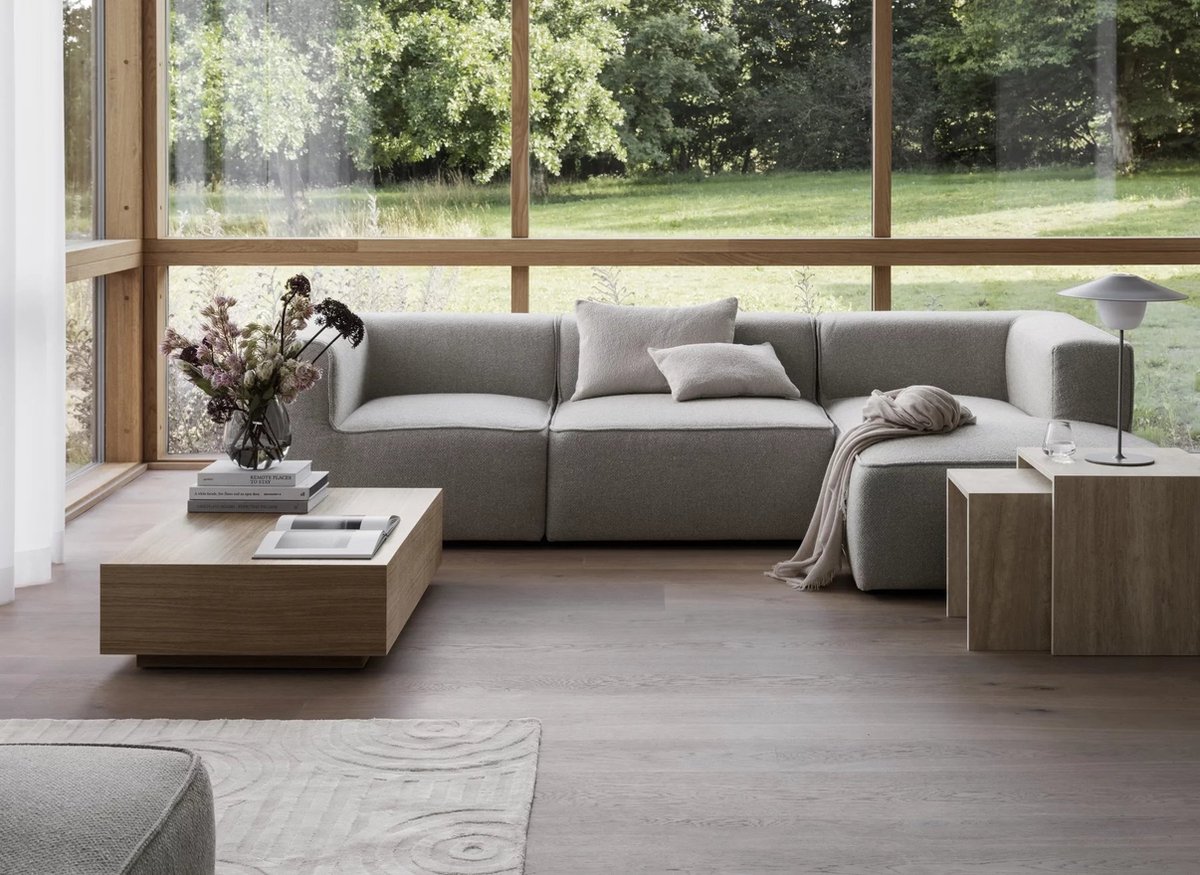 Goba Salontafel Eiken | Beige | Hout
