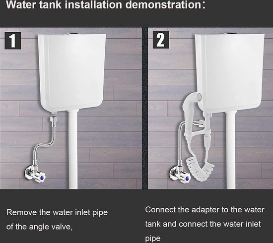 Toilet staand met bidet ideaal voor ouderen en mindervaliden, CA-uitgang verhoogd