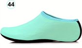 Livano Waterschoenen Voor Kinderen & Volwassenen - Aqua Shoes - Aquaschoenen - Afzwemschoenen - Zwemles Schoenen - Turqoise - Maat 44