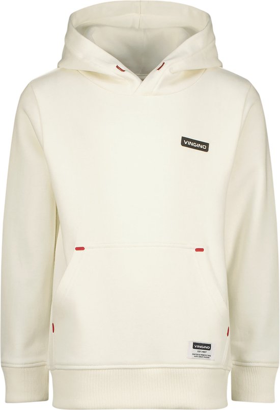 Vingino jongens hoodie Basic Cloud White