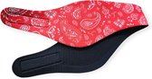 Horend Goed Zwemhoofdband voor Kinderen (Maat M) - Kleur rood met print