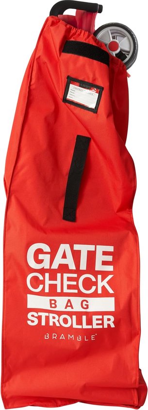 Wisebom Transporttas voor kinderwagen, tas voor vliegen, beschermhoes voor kinderwagen, waterdichte buggy-tas, zwart, reis-kinderwagentas