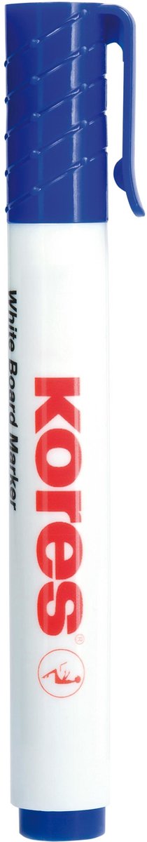Kores M20833, 12 stuk(s), Blauw, Blauw, Wit, 3 mm