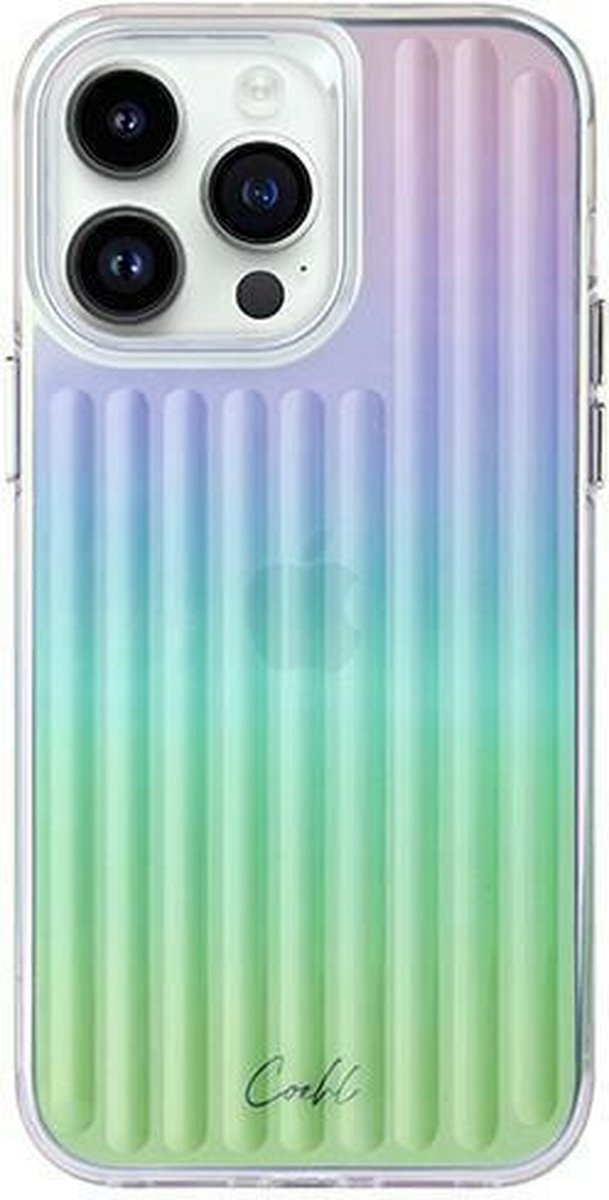UNIQ Coehl Linear Back Cover hoesje voor Apple iPhone 14 Pro Max - Opaal/Glanzend