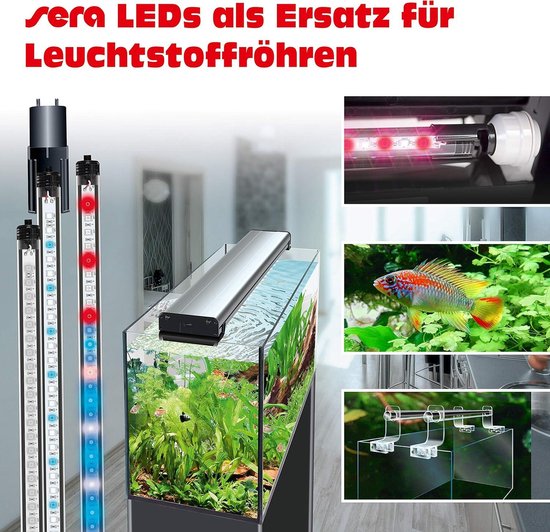 sera LED cool daylight 1420 - blauw daglicht voor zoetwater- en zeewateraquaria (10.000-12.000 Kelvin), versterkt blauwachtige tinten