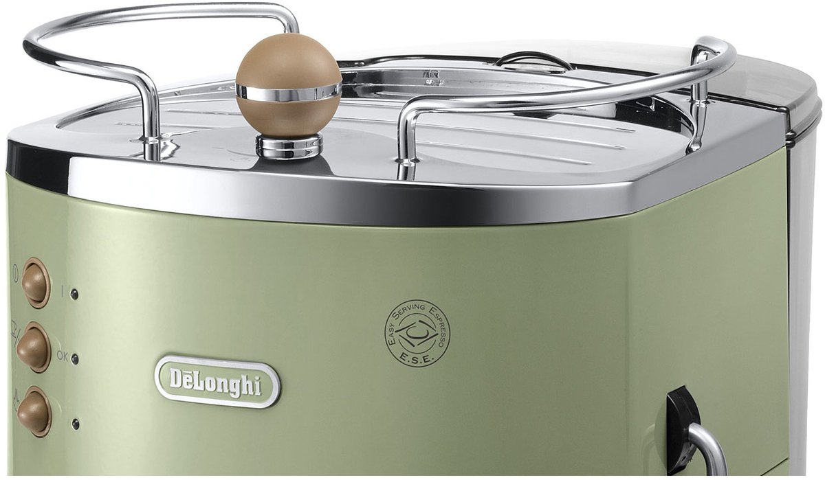De'Longhi Icona Vintage ECOV 311.GR Handmatige Espressomachine - Limegroen thumbnail 3