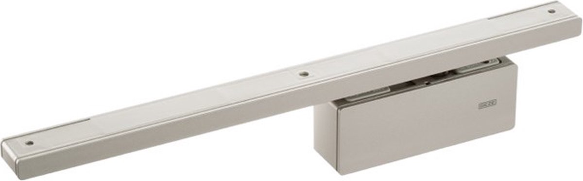 ActiveStop deurdemper voor opbouw montage, roestvaststaal look, voor glazen deuren