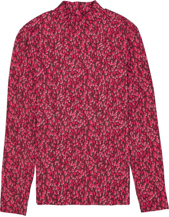GARCIA Dames Effen T-shirt Roze Lange mouw