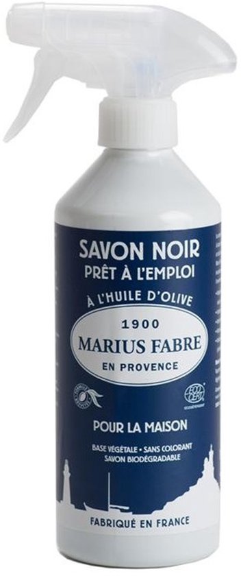 Marius Fabre Savon noir lavoir zwarte zeep spray maison 500 Milliliter